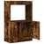Visoka komoda boja hrasta 63x33x100 cm od konstruiranog drva