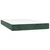 Vidaxl Box spring postelja z vzmetnico temno zelena 120x200 cm žamet
