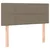 Vidaxl Box spring postelja z vzmetnico LED taupe 120x190 cm blago