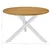 Blagovaonski stol bijeli 120 x 75 cm MDF