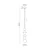 TK Lighting Viseča svetilka TOWER BLACK 10871