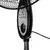 Aigostar - Stojni ventilator 60W/230V, crni