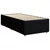 Vidaxl Box spring postelja z vzmetnico črna 100x200 cm blago
