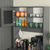 HANAH HOME Grano 96 Anthracite