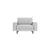 Atelier del Sofa Fotelja Sparrow Loveseat, Prljavo bela
