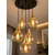 Luster na sajli LACRIMA HONEY 5xE27/60W/230V, prečnik 45 cm