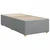 Vidaxl Box spring postelja z vzmetnico svetlo siva 90x200 cm blago