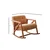Atelier del Sofa Fotelja Nini Sallanan 85x67x75cm Žuta