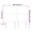 Vidaxl Vzglavje postelje temno rjavo 144x5x118/128 cm blago