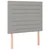 Krevet box spring s madracem LED svjetlosivi 90x190 cm tkanina