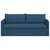Vidaxl Kavč Modra 196 x 82 x 85 cm blago