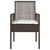 Vrtna stolica s jastukom 2 pcs Smeđa 55 x 53 x 85 cm poliratan