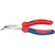 KNIPEX Klešta špic kriva sa bočnim sečenjem 160mm 25 25 160 crvena