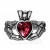 Ring ALCHEMY GOTHIC - Claddagh By Night - R210
