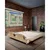 Rjava zakonska postelja iz masivnega bora z letvenim dnom 160x200 cm Social – Karup Design