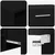 Set TV komoda s ladicama FLORIN 3 pcs Crna Konstruirano drvo