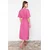 Trendyol Milla Ženska haljina Twoss23El01543, Roze