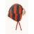 Tinycottons ušanka otroška RED STRIPES CHAPKA
