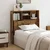 Vidaxl Posteljna glava Star les 100 x 19 x 103,5 cm Konstruiran les