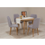 HANAH HOME Trpezarijski sto i stolice Vina 0701 Atlantic Pine Grey