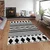 Conceptum Hypnose tepih CG_32, pravougaoni, 140 x 220 cm, crno-bijeli