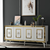 HANAH HOME Komoda Karya White Gold