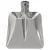 Glava lopate 4 pcs Srebrno 45 x 38 cm Aluminij