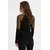 Cool & Sexy Ženska bluza EY2943, Crna