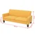Vidaxl Kavč trosed 180x65x76 cm rumen
