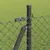 Ograde od lanca s betonskom podlogom 10 x 1,4 m Siva Mreža