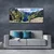 tulup.si Slika na platnu Mountain lake valley peaks 120x60 cm
