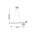 Rabalux Visilica Odiss, LED 36W, L100cm