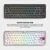 FANTECH Mehanička tastatura Gaming MK911 RGB Vibe Maxfit 70 Epic Greyscale Wireless (Yellow switch)