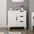 Hanah Home Komoda Valencia 3+1, 72x76x40 cm, Bela