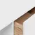 Stol s ladicama HILL Bijelo 100 x 45 x 74 cm Masivna borovina