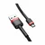 BASEUS podatkovni kabel Cafule Micro USB CAMKLF-B91, 1 m, črno rdeč