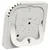 Vidaxl Termo higrometer Bela 7,5 x 7,5 x 1,2 cm ABS