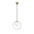 Opviq Luster Dolunay-4492, 15cm, IP20, Belo-zlatne boje