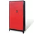 Ormar za Alat s 2 Vrata Čelični 90x40x180 cm Crno-Crveni
