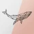 WALLXPERT Zidna dekoracija Whale 1