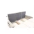 Atelier del Sofa Dvosed na razvlačenje Saros, 155x72x110cm, Sivi