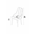 HANAH HOME Set 2 stolice Newa Cream White