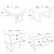 Hanah Home Kancelarijski set Braon-Antracit