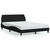 Okvir za krevet Dover crni 120 x 200 cm od tkanine