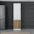 Hanah Home kuhinjski element Minar 3483, 60 cm, beli / dore