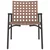 Vrtna stolica 2 pcs Smeđa 78 x 55,5 x 75,5 cm poliratan