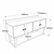 HANAH HOME Komoda Mn04 Ba