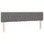 Vidaxl Box spring postelja z vzmetnico temno siva 120x190 cm blago