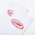 Nogavice Footshop Basic Crew Socks 3-Pack White (Red Logo) 39-42