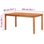 vidaXL Vrtna miza 150x90x74 cm trden akacijev les